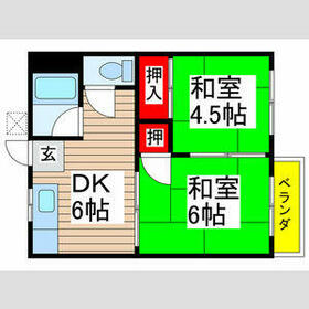 フジコーポの間取り