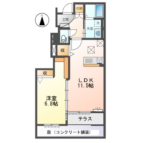 ベルトーネの間取り