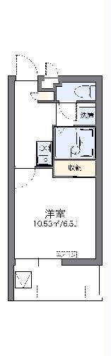 レオパレス久米Ⅱの間取り