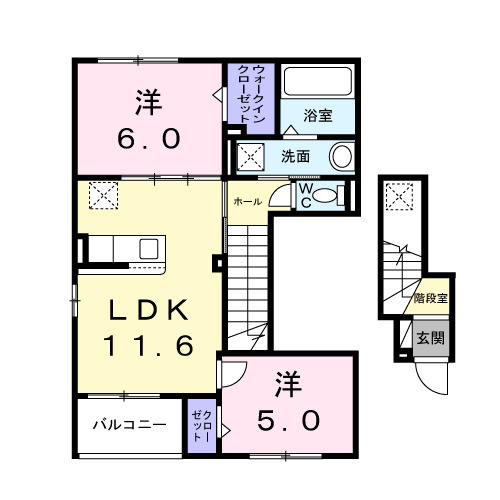 パルクヴィラⅢの間取り