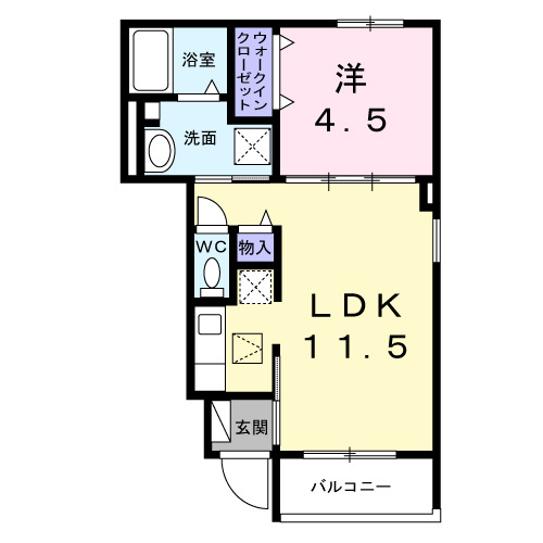 ピアッツァ川崎 Ⅰの間取り