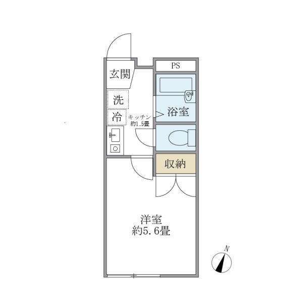 EVERTOW Libero SHIMOTAKAIDOの間取り