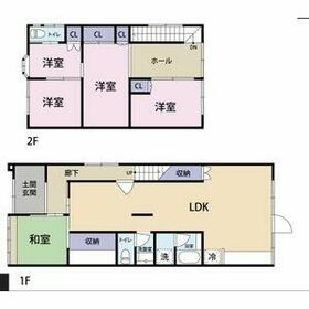 一戸建 清水町Ⅱの間取り