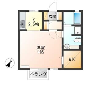 モナリエODAの間取り