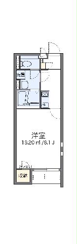 クレイノ扶桑の間取り