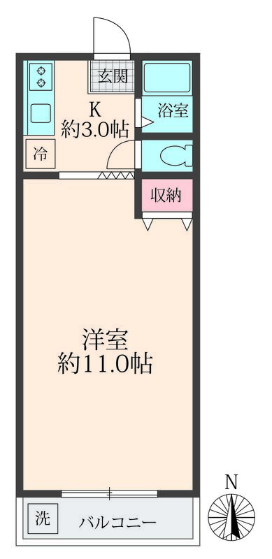 石井メゾンの間取り