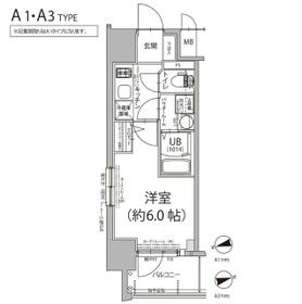 エスリード新大阪ラヴァーグの間取り