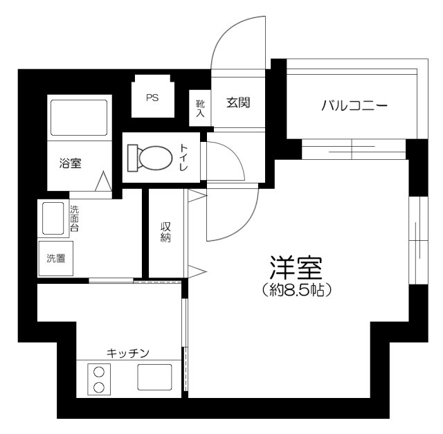 ルーク大森の間取り