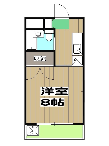 シルクハウスⅡの間取り