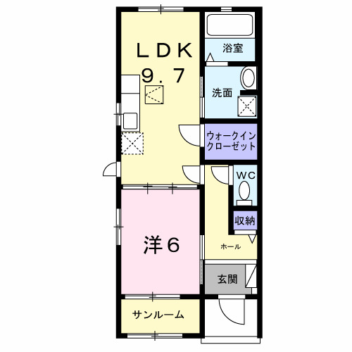 アプリコットの間取り