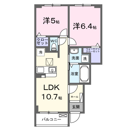 アプリコットの間取り