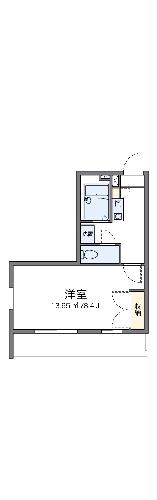 レオパレスフォンテーヌⅡの間取り