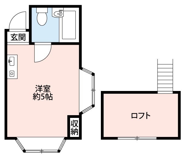 ハイムリバーA棟B棟の間取り