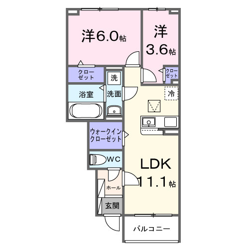 アリビオの間取り