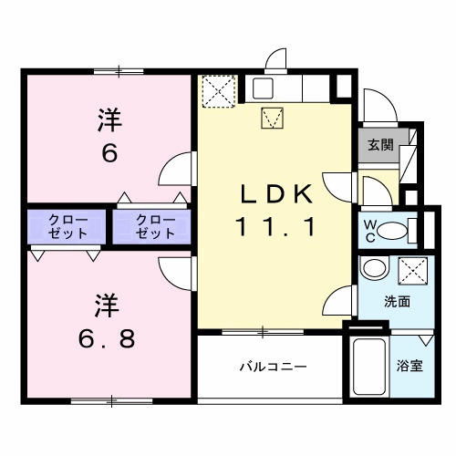 Sun Fieldの間取り
