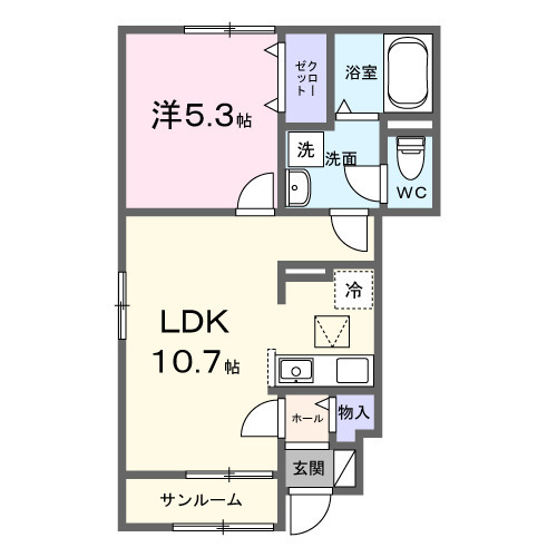 クレストコートの間取り