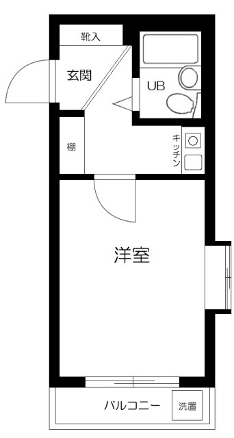 クリスタル三軒茶屋PART-1の間取り