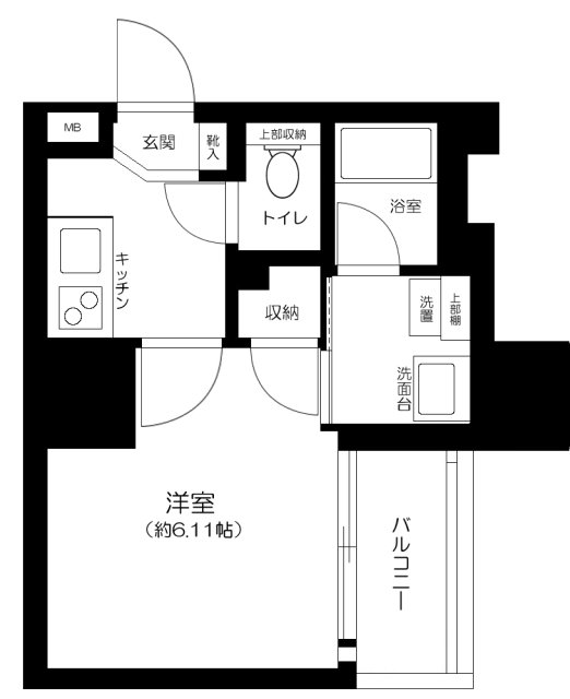 ハーモニーレジデンス川崎の間取り