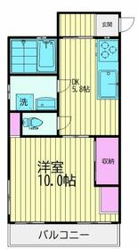 コーポつくしの間取り