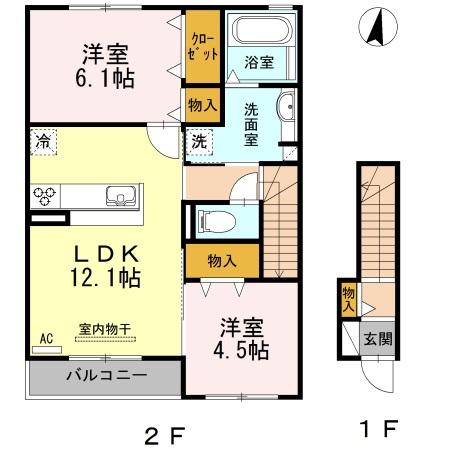 サンフォレスト領下の間取り