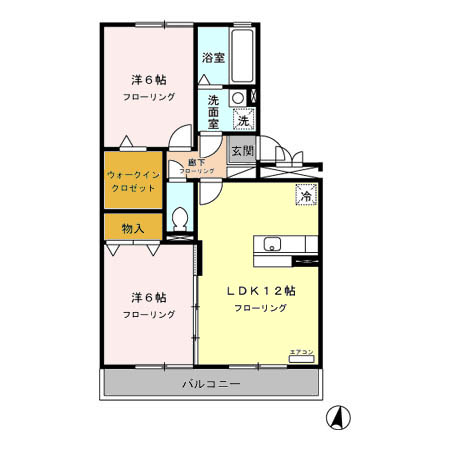 プレミールSの間取り