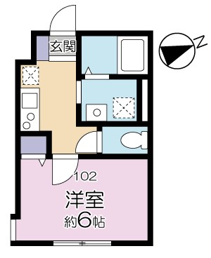 リヴェールK中井の間取り