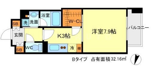 アビティ江坂の間取り
