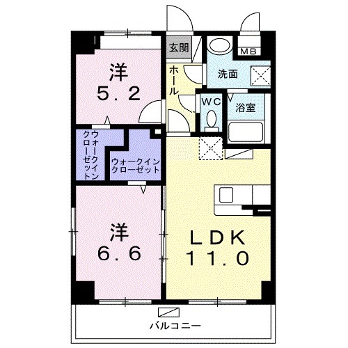 スカイプレイスⅣの間取り