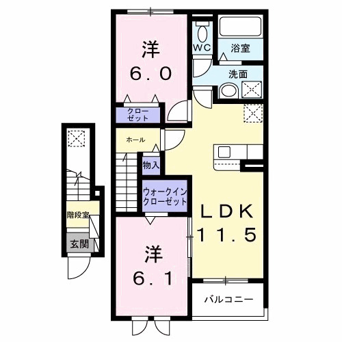 ティアフォルクスの間取り
