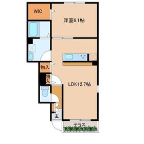 グランシャリオ壱番館の間取り