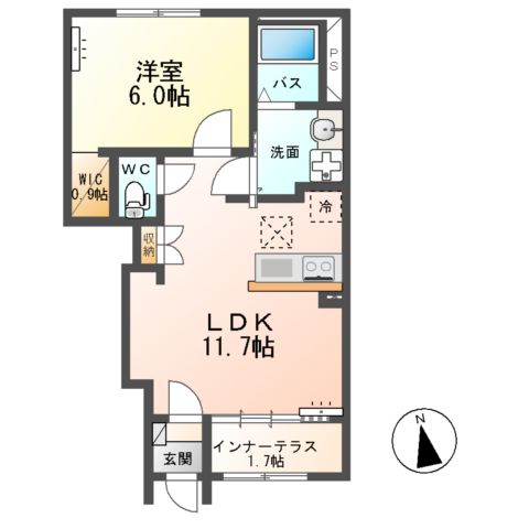 ルミナージュの間取り