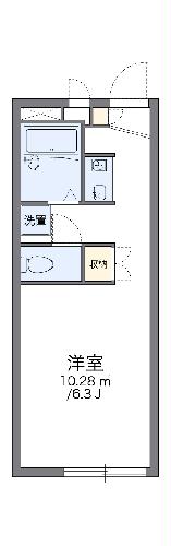 レオパレスルミエールⅡの間取り
