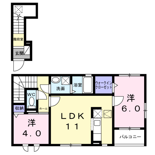 サンフィールド Ⅴの間取り