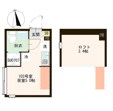 アーバンテラス富士見台の間取り