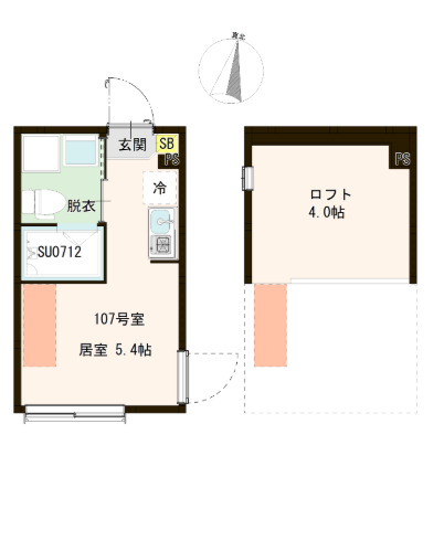 1/1 間取