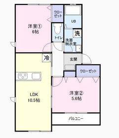 アスカB棟の間取り