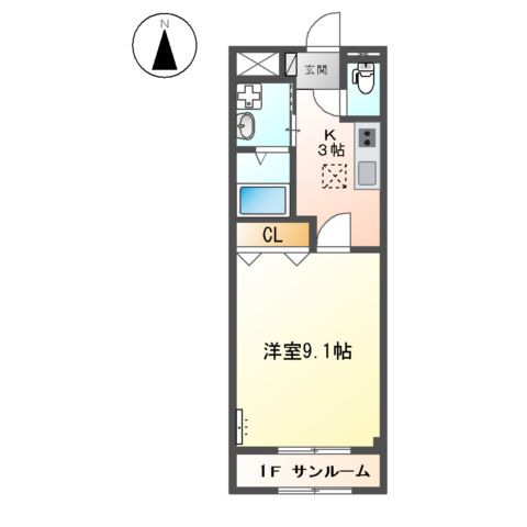 セ・ジニアルの間取り