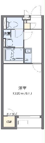 クレイノエスペランサ神立の間取り