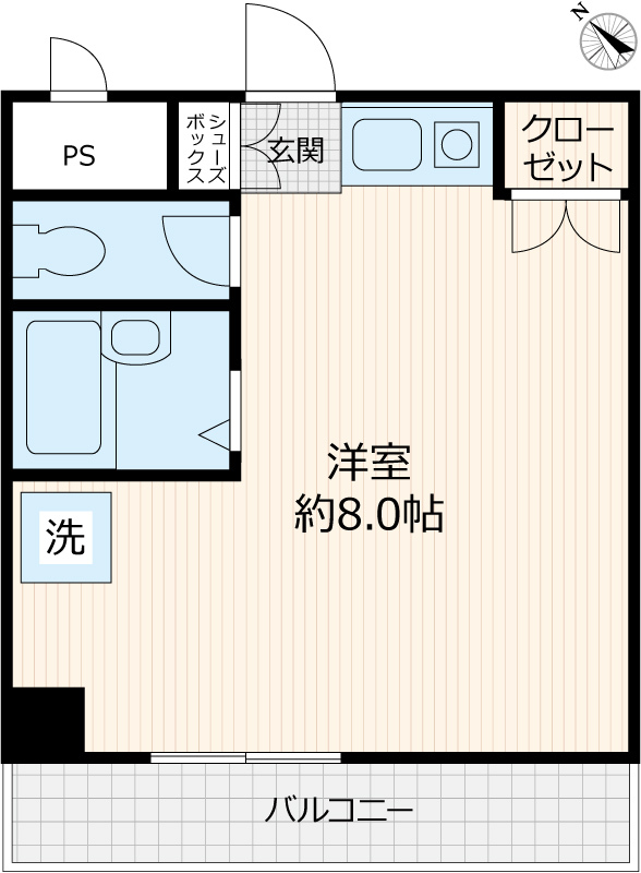 イーイーグリーン川崎の間取り