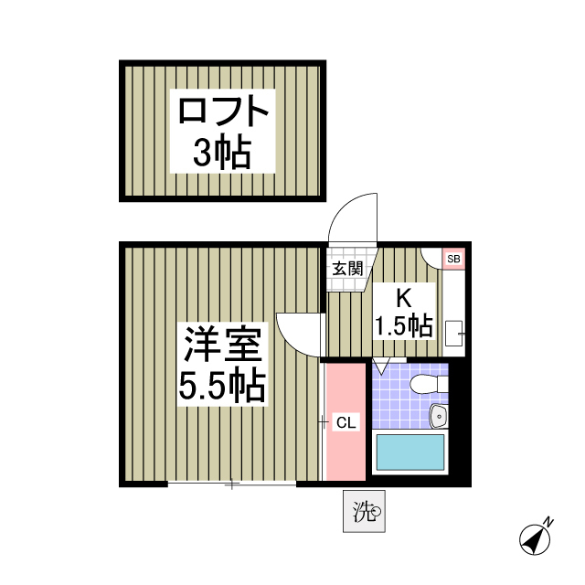 西川口第40レジデンスの間取り
