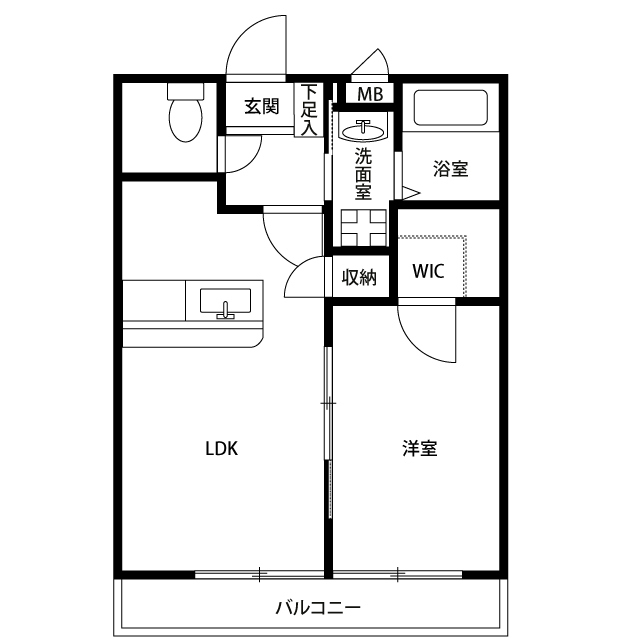 アムールドゥクレールの間取り