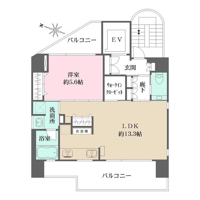 セレソ中目黒の間取り