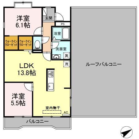 マミーナ１号館の間取り
