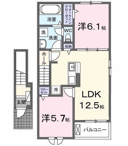ヒルズ テラス Nの間取り