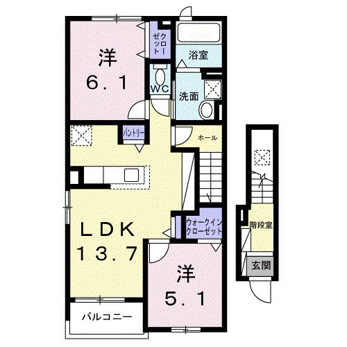 コテ デュ パルクⅡの間取り