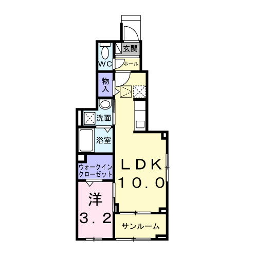 こっこ梅屋敷の間取り
