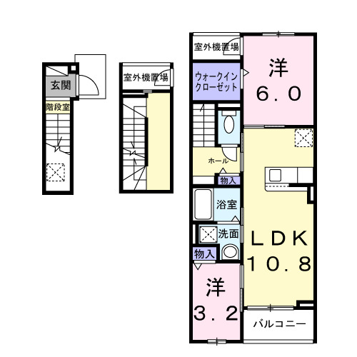 こっこ梅屋敷の間取り