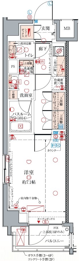 クレヴィスタ亀戸Ⅴの間取り