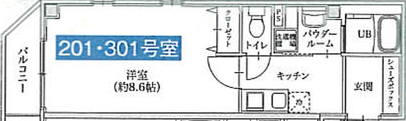 BUZZ中野野方の間取り