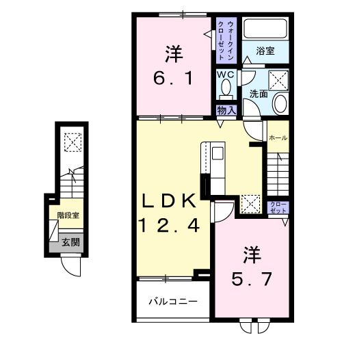 高槻堤町イーストの間取り